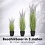 Kunstplant Siergras Paars