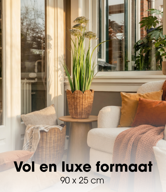 Kunstplant Siergras Paars