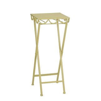 Mica Decorations Rosalie Iron Outdoor Plant Stand - Light Green - H68 × Ø28 cm