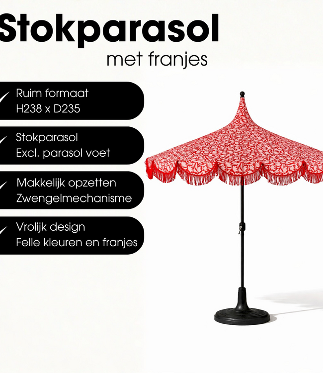 Parasol Kelly Rood