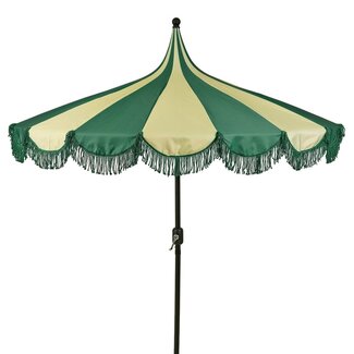 Mica Decorations Kim Parasol - Dark Green - H238 cm