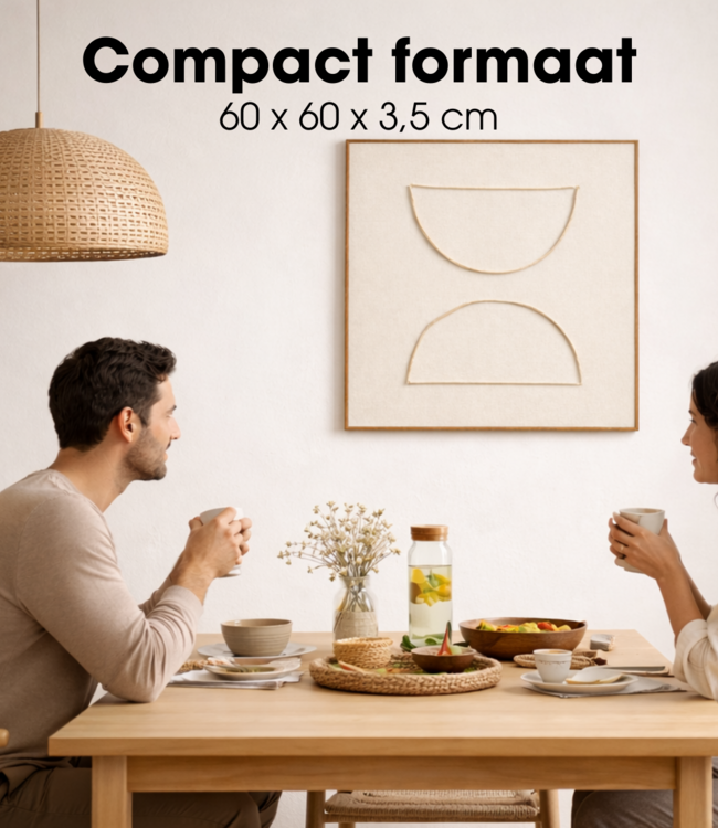 Wanddecoratie  Beige