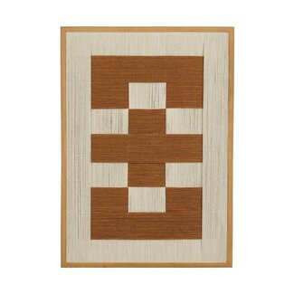 Mica Decorations Wanddecoratie  Bruin