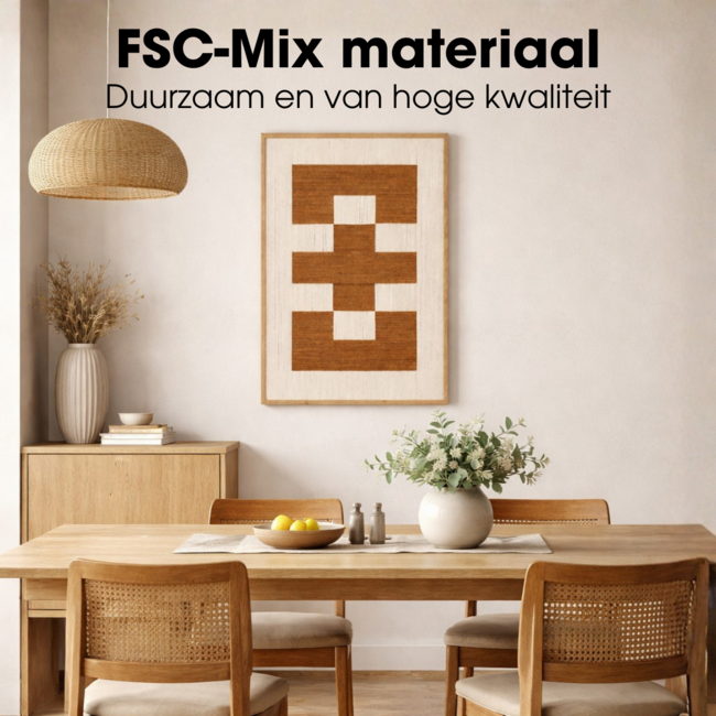 Wanddecoratie  Bruin