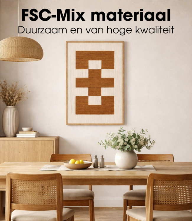 Wanddecoratie  Bruin