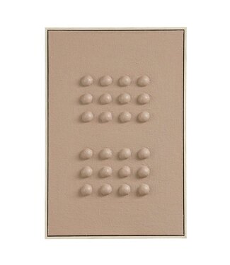 Mica Decorations Wanddecoratie  Donkerbruin