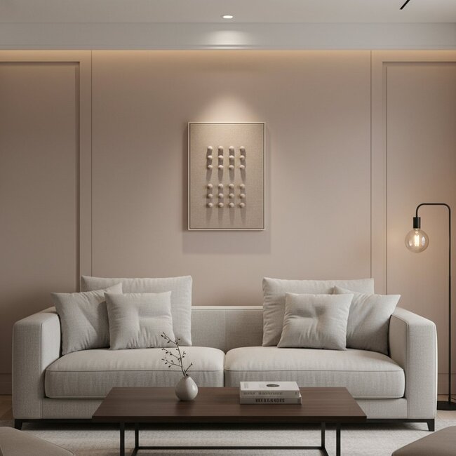 Wanddecoratie  Donkerbruin