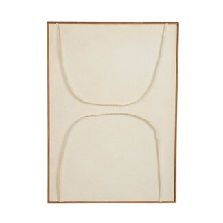 Mica Decorations Wanddekoration - Beige - L70 × B50 × H3,5 cm