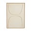 Mica Decorations Wanddekoration - Beige - L70 × B50 × H3,5 cm