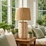Mica Decorations Denton Tischlampe - Beige - H61 × Ø33 cm