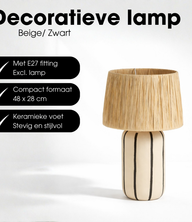 Staande lamp  Beige