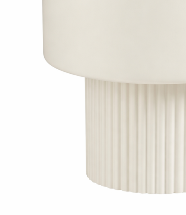 Bloempot binnen Lux Gebroken wit