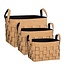 Mica Decorations Opbergmand set  Bruin