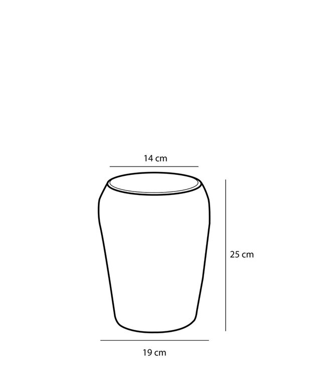 Opbergmand set  Lichtbruin