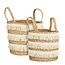 Opbergmand set  Bruin