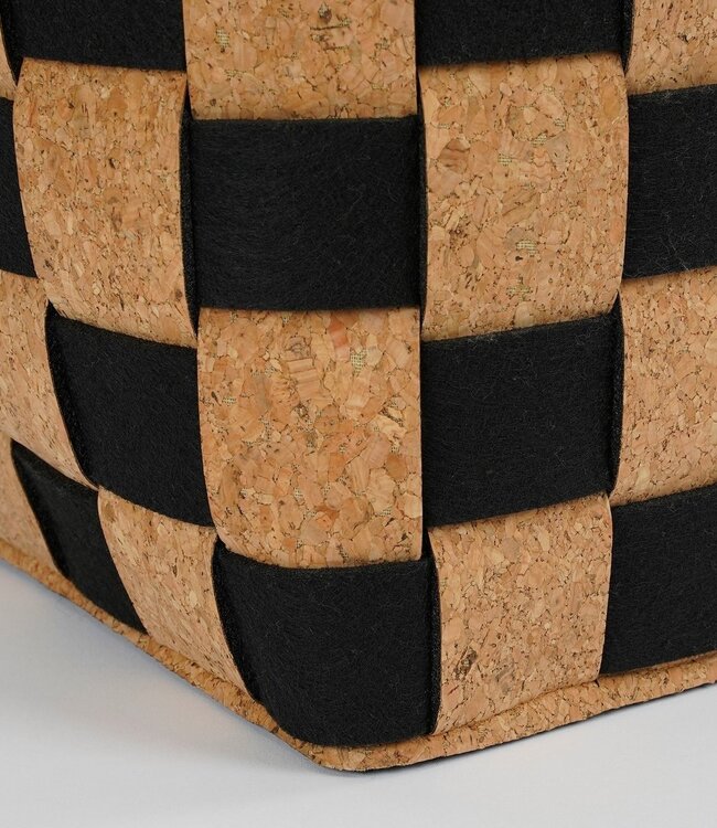 Opbergmand set  Zwart