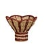 Mica Decorations Aufbewahrungskorb aus Papier - Hellbraun - H20 × Ø28 cm