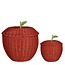 Opbergmand set  Roze