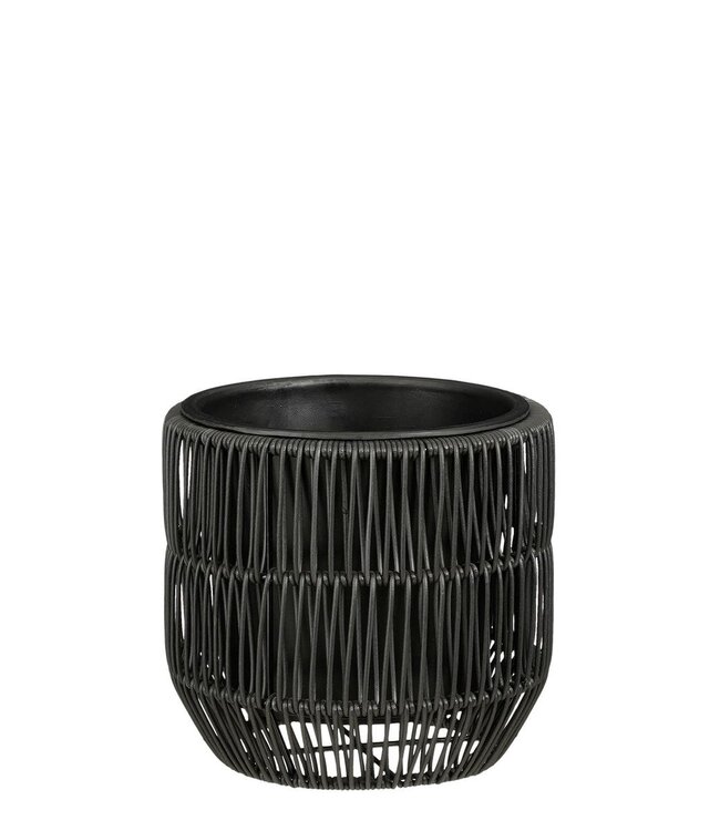Bloempot buiten Peta Zwart