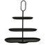 Mica Decorations Rama Etagere aus Metall - Schwarz - 3-stöckig - L48 × B20 × H55 cm