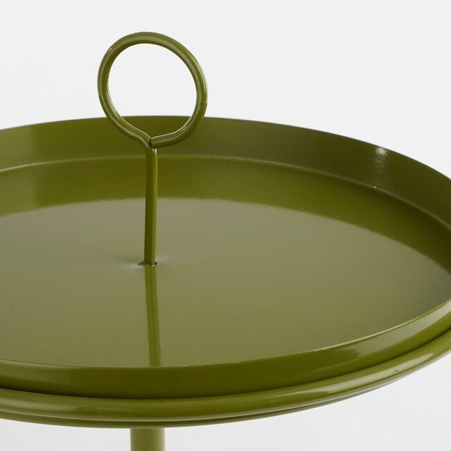 Mica Decorations Aston Serving Tray - Dark Brown - H30 cm