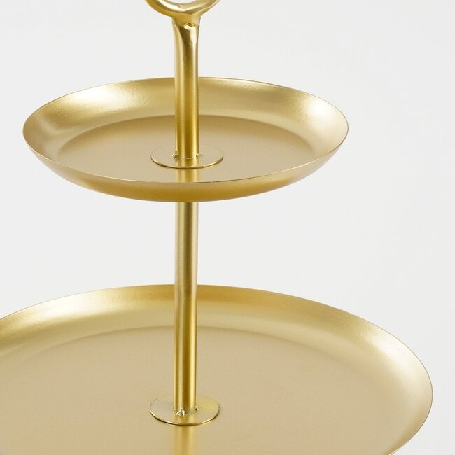 Mica Decorations Rama Tiered Serving Stand - Gold