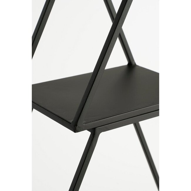 Mica Decorations Christmas Display Stand - Black - 3 Tiers - L50 × W14 × H71 cm