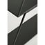 Mica Decorations Weihnachts-Dekoetagere - Schwarz - 3-stöckig - L50 × B14 × H71 cm