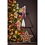 Mica Decorations Christmas Display Stand - Black - 3 Tiers - L50 × W14 × H71 cm