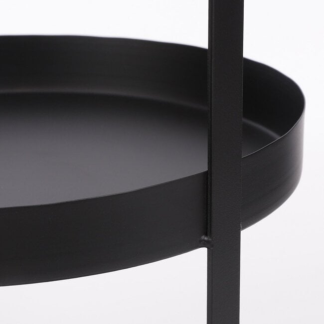 Mica Decorations Tiered Serving Stand - Black - 2 Tiers