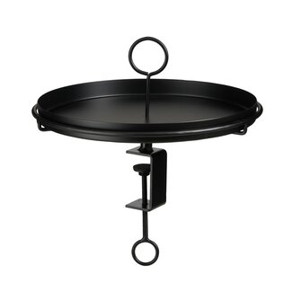 Mica Decorations Aston Serving Tray - Black - H30 cm