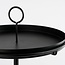 Mica Decorations Aston Serviertablett - Schwarz - H30 cm