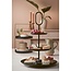 Mica Decorations Tiered Serving Stand - Black - 2 Tiers