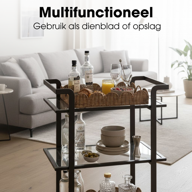 Dienblad Eleta Lichtbruin