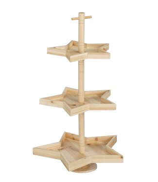 Kerst etagère  Bruin