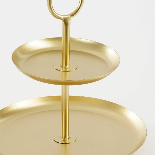 Mica Decorations Rama Tiered Serving Stand - Gold