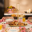 Mica Decorations Rama Metal Tiered Serving Stand - Gold - 2 Tiers - L38 × W17 × H36 cm