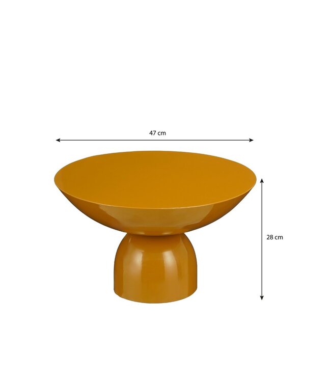 Bijzettafel Celise Bruin