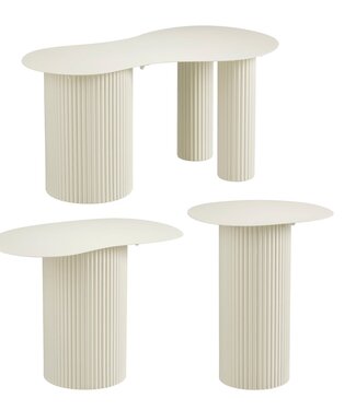 Bijzettafel Lux Gebroken wit