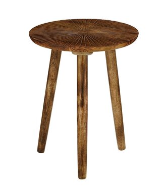 Bijzettafel Pomante Donkerbruin