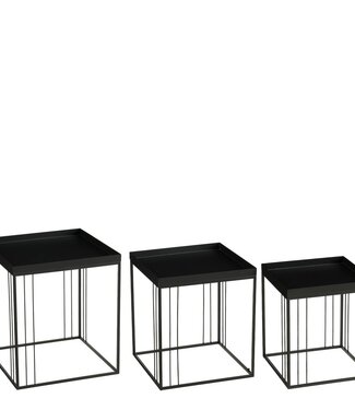 Bijzettafel Beth Zwart