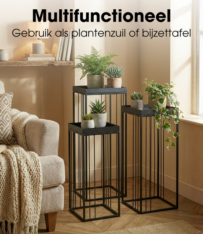 Bijzettafel Beth Zwart