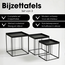 Bijzettafel Beth Zwart