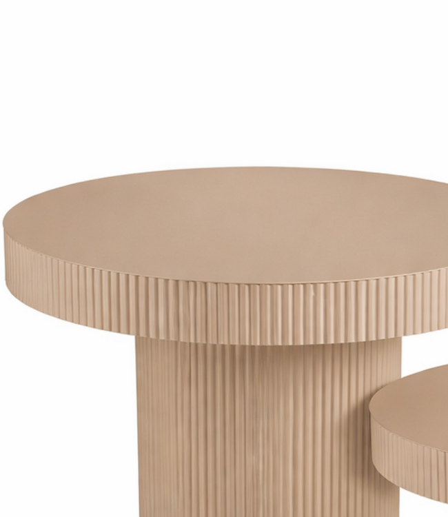 Bijzettafel Lux Lichtbruin