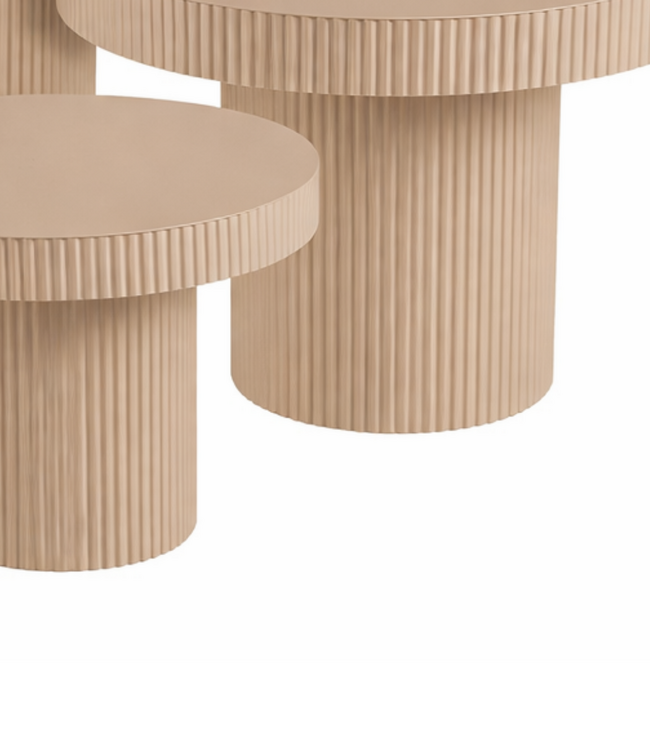 Bijzettafel Lux Lichtbruin