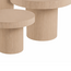 Mica Decorations Lux Iron Side Tables - Light Brown - Set of 3