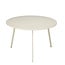 Mica Decorations Seatle Iron Side Table - Cream - H38 × Ø60.5 cm