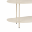 Mica Decorations Regal aus Eisen - Gebrochenes Weiß - L90 × B28 × H81 cm