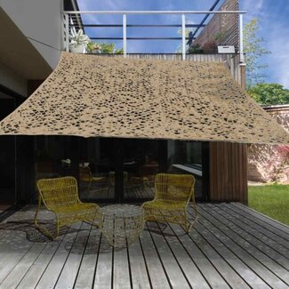 Schaduwdoek Camouflagedoek - Beige - 2x3 m