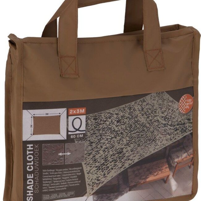 Schaduwdoek Camouflagedoek - Beige - 2x3 m